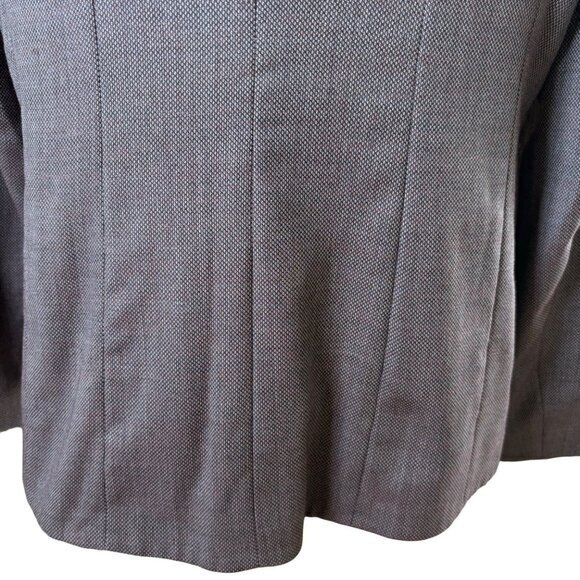 Lafayette 148 Wool Blend Career Plum Burgundy Lined Size 10 - Picture 8 of 12